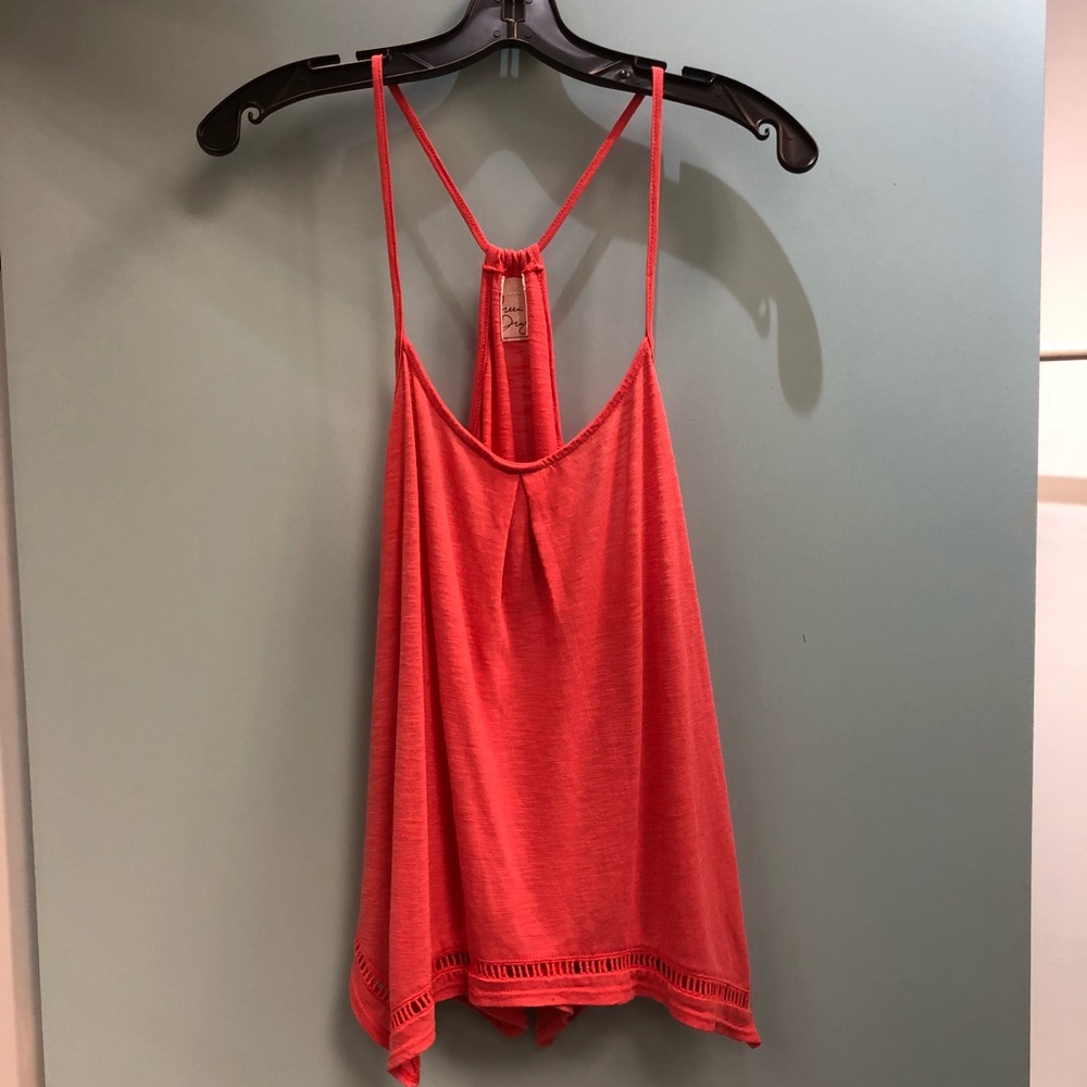 Green Dragon Pink Tank Top
